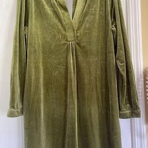 Chic Olive Long Sleeve Dress